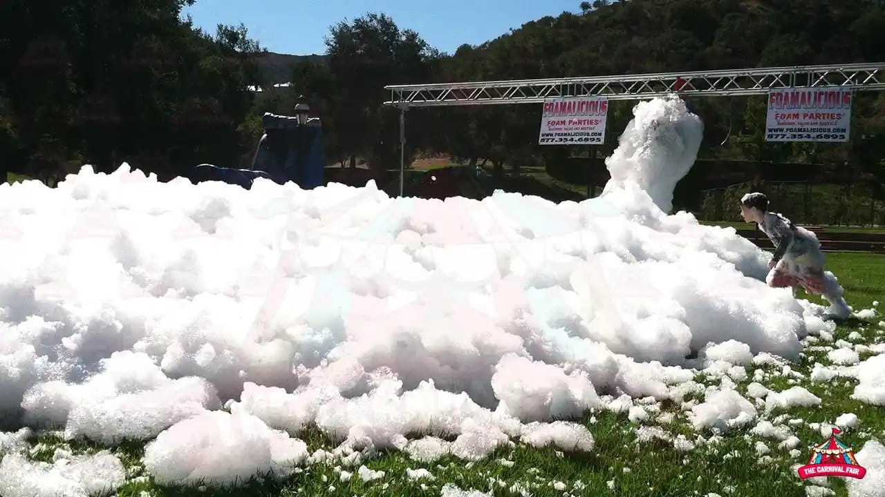Foam / Bubble Machine at a kids birthday party in Nairobi