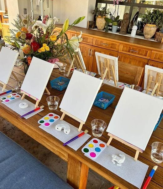 Canvas Painting Activity for Hire for a kids birthday party in Nairobi - view 5
