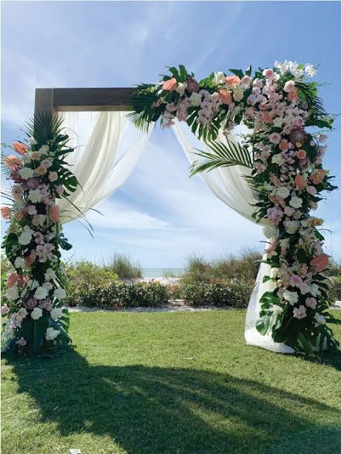Floral Balloon Entrance Arch for Hire for a kids birthday party in Nairobi - view 4