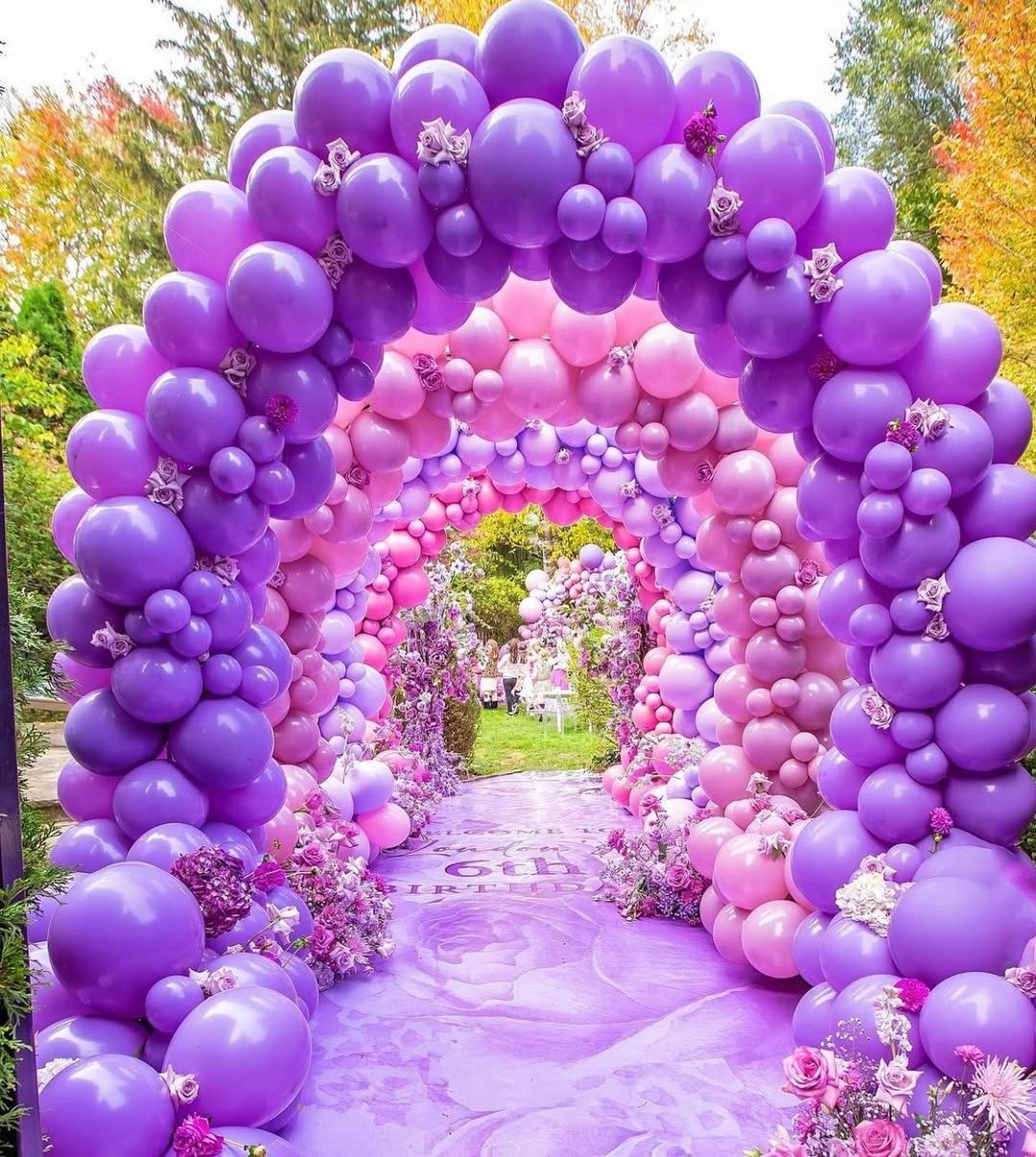 Grand Space Organic Balloon Arch for Hire for a kids birthday party in Nairobi