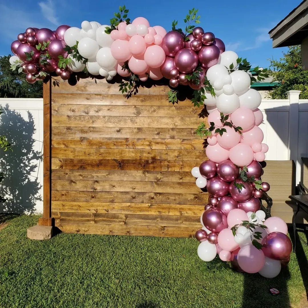 Premium 4×4m Rustic Balloon Backdrop & Photo Wall for Hire for a kids birthday party in Nairobi - view 6