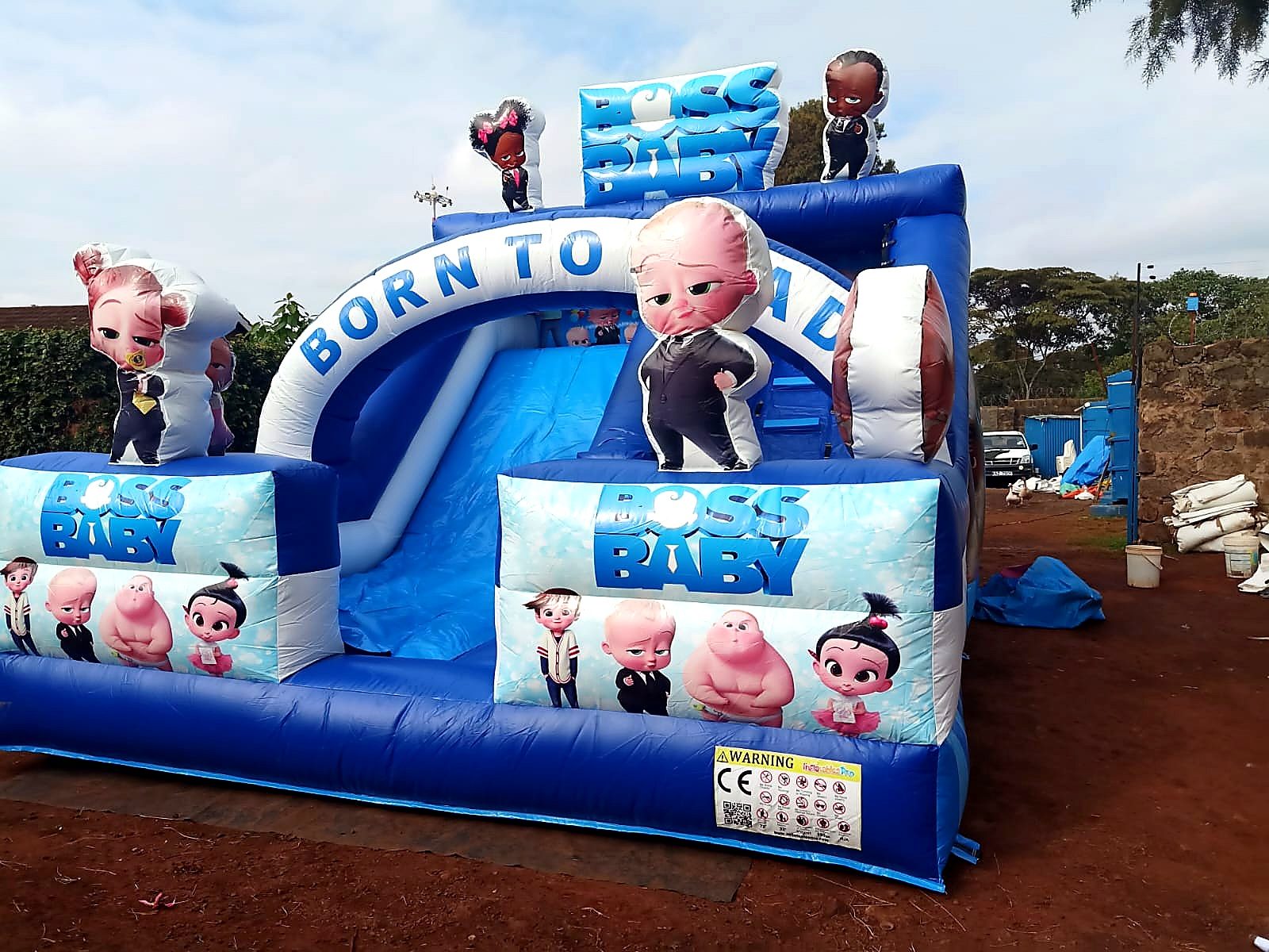 Boss Baby Themed Bouncing Castle for Hire for hire at kids birthday party in Nairobi - view 2