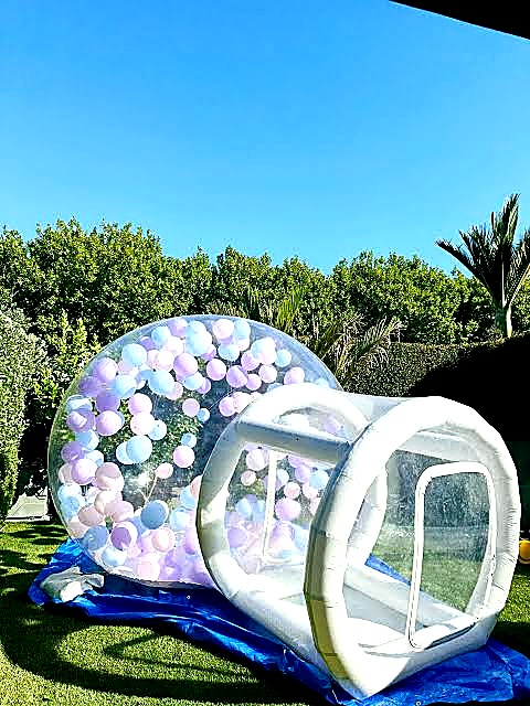 Bubble House for Hire for hire at kids birthday party in Nairobi - view 3