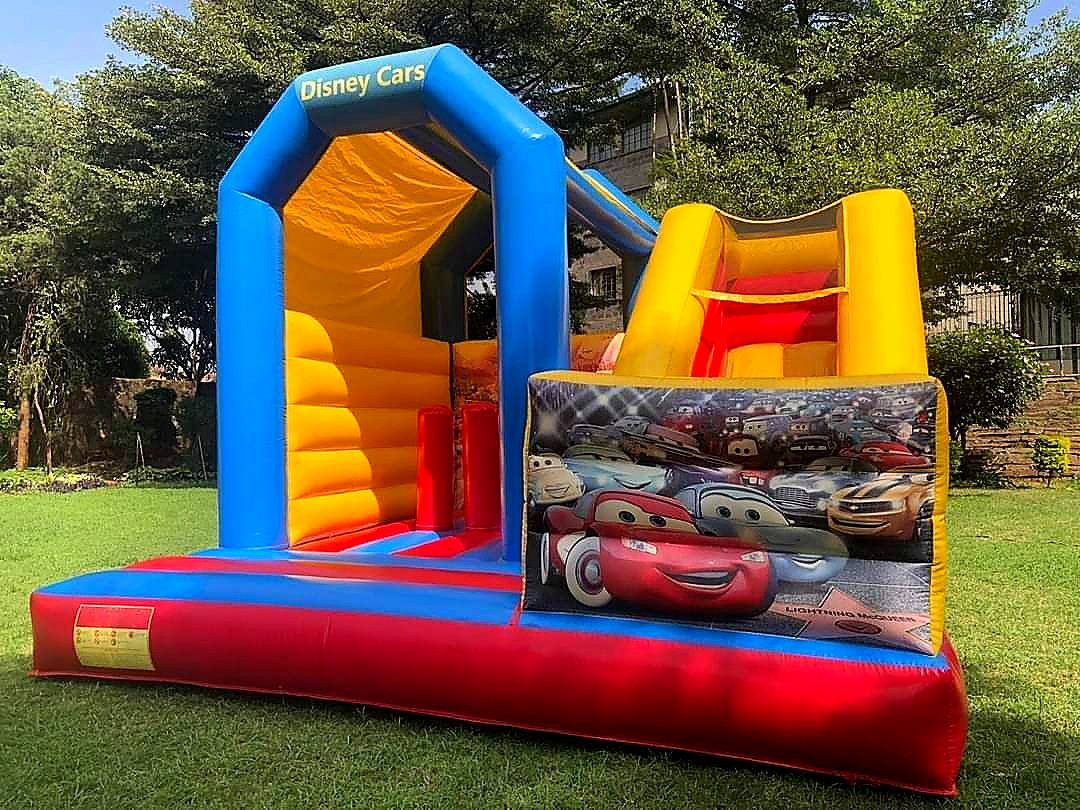 Disney Cars Bouncy House for Hire for hire at kids birthday party in Nairobi - view 2