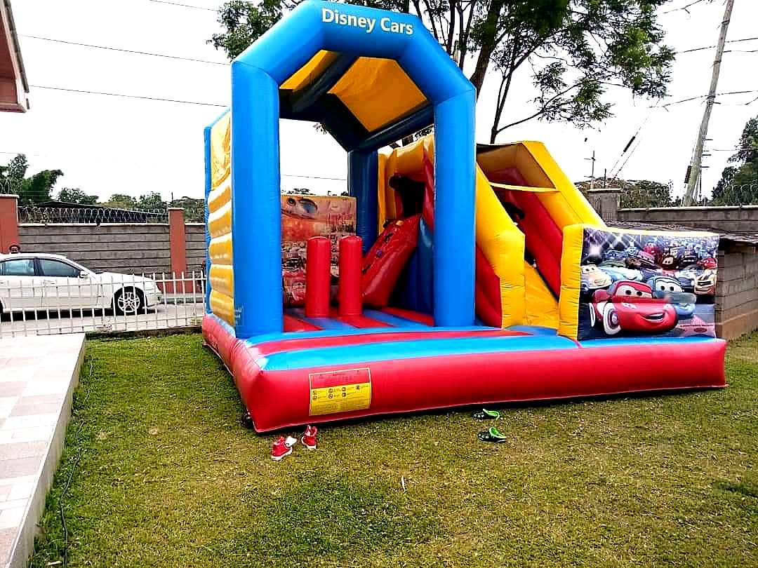 Disney Cars Bouncy House for Hire for hire at kids birthday party in Nairobi