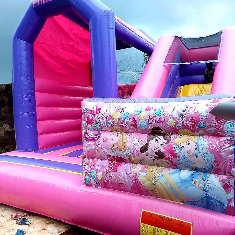 Disney Princess Jumping Castle for Hire for hire at kids birthday party in Nairobi - view 2