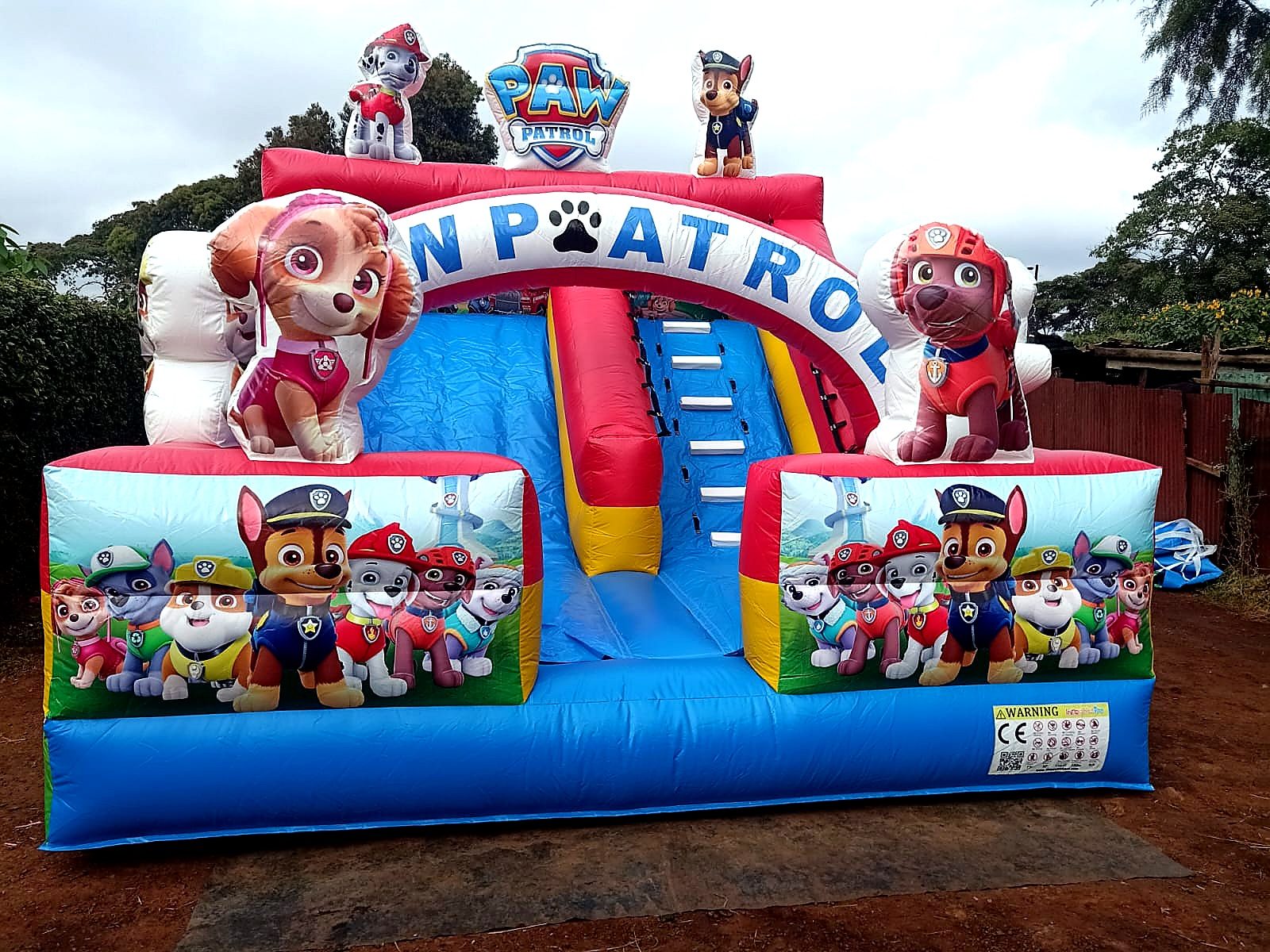 Paw Patrol Theme Bouncing Castle for Hire for hire at kids birthday party in Nairobi