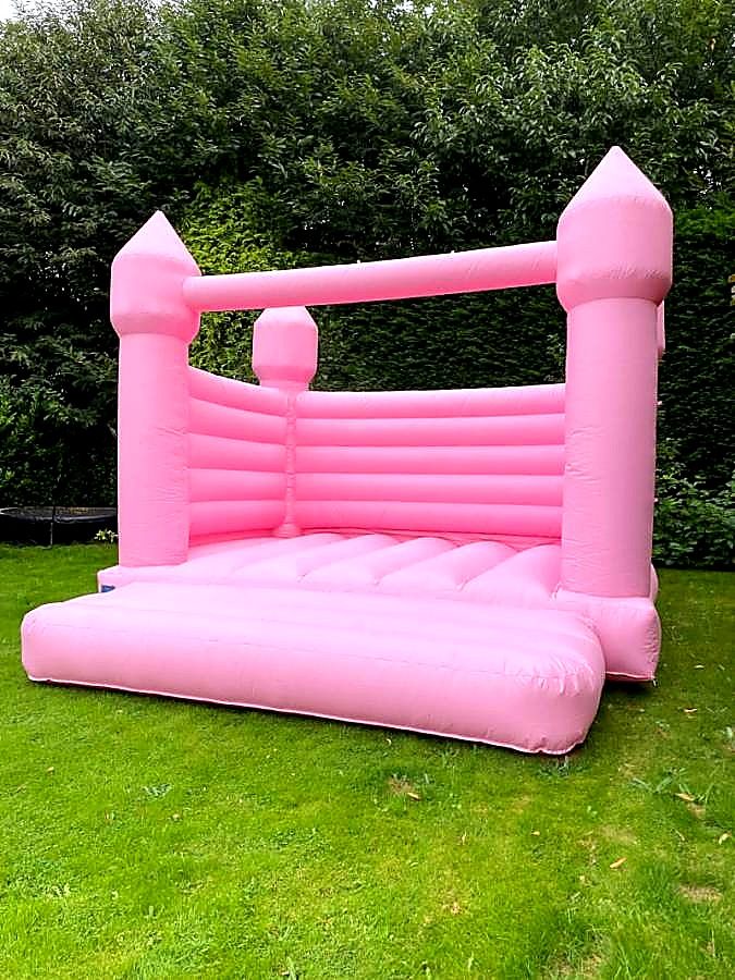 Pink Bouncing Castle for Hire for hire at kids birthday party in Nairobi - view 3