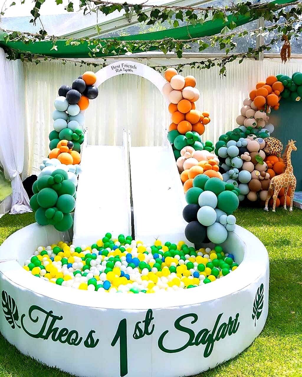 Soft Play Ball Pit with Slide for Hire for hire at kids birthday party in Nairobi - view 2