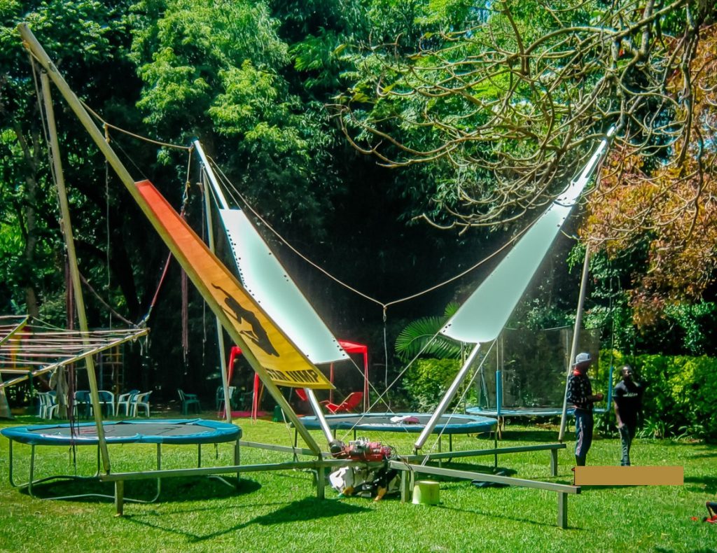 Star Jump (Bungee Trampoline) for Hire for hire at kids birthday party in Nairobi
