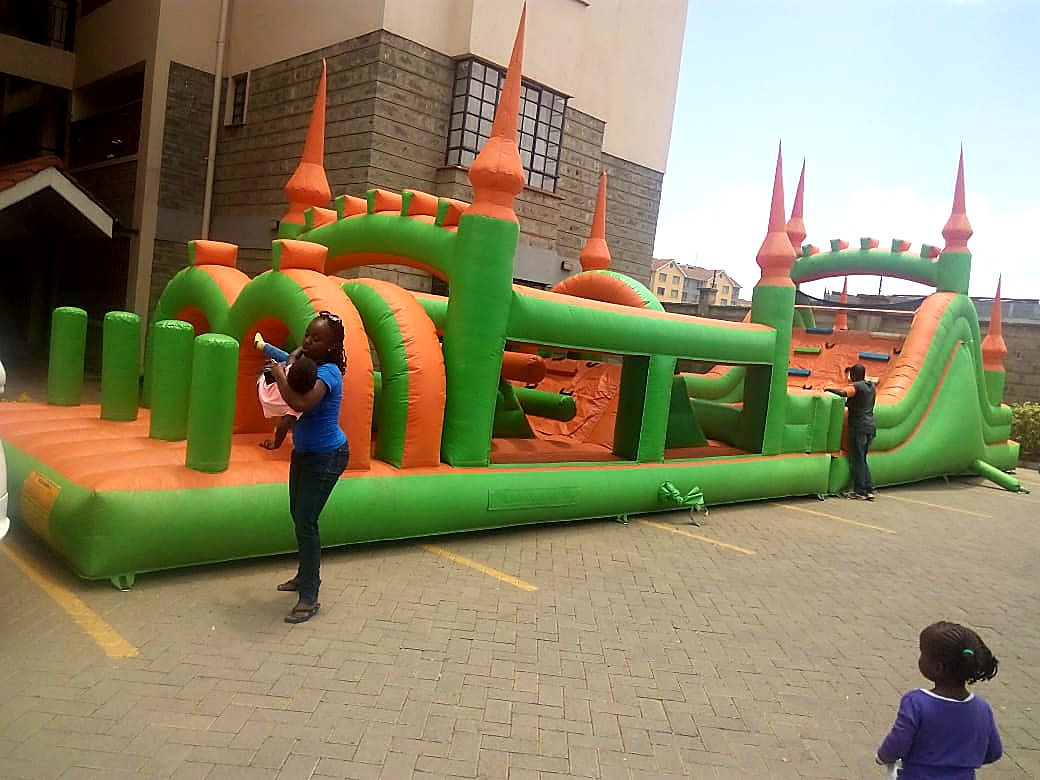 Combo Bounce Castle (TikTok Theme) for Hire for hire at kids birthday party in Nairobi - view 3