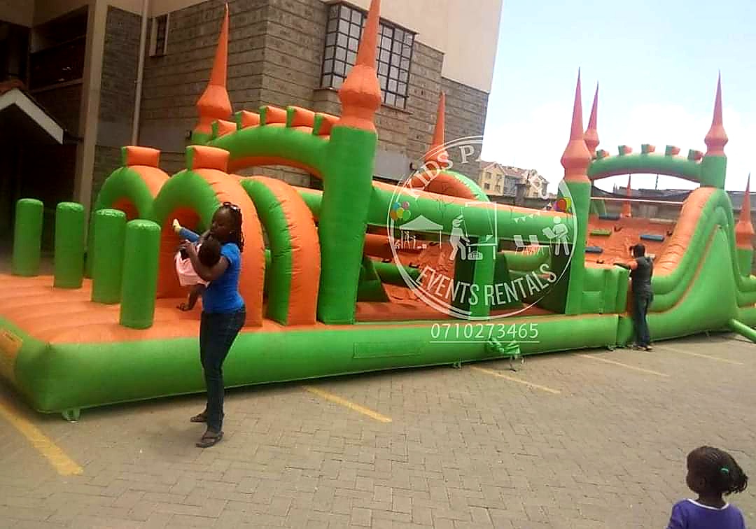 Combo Bounce Castle (TikTok Theme) for Hire for hire at kids birthday party in Nairobi