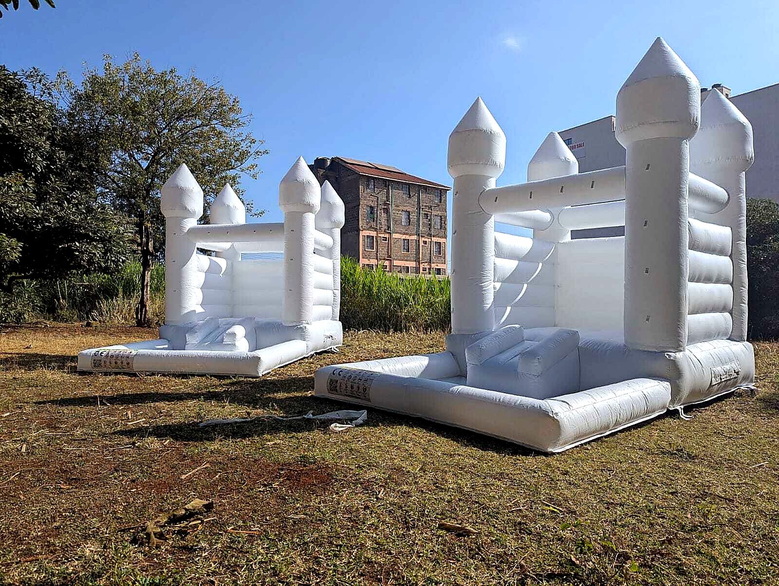 White Bouncing Castle (Toddler) for Hire for hire at kids birthday party in Nairobi - view 2