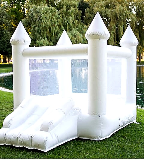 White Bouncing Castle (Toddler) for Hire for hire at kids birthday party in Nairobi - view 4
