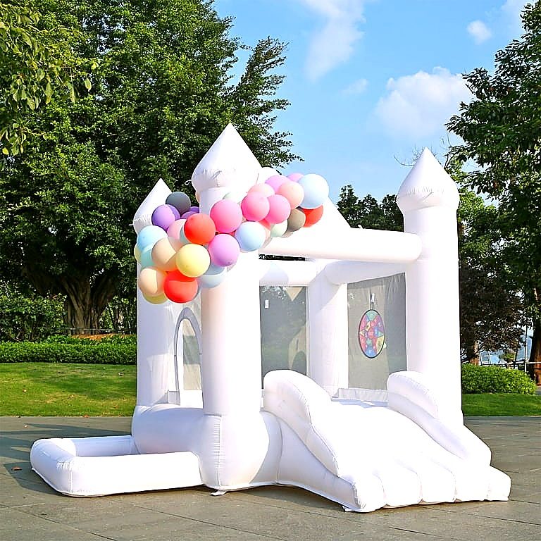 White Bouncing Castle (Toddler) for Hire for hire at kids birthday party in Nairobi