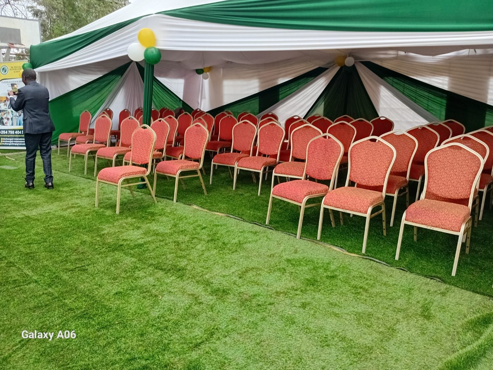 Banquet Chairs for Hire for a kids birthday party in Nairobi - view 3