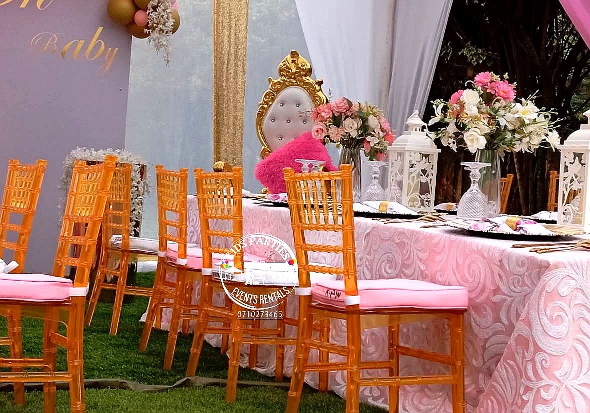 Kids Chiavari Chairs for Hire for a kids birthday party in Nairobi - view 20