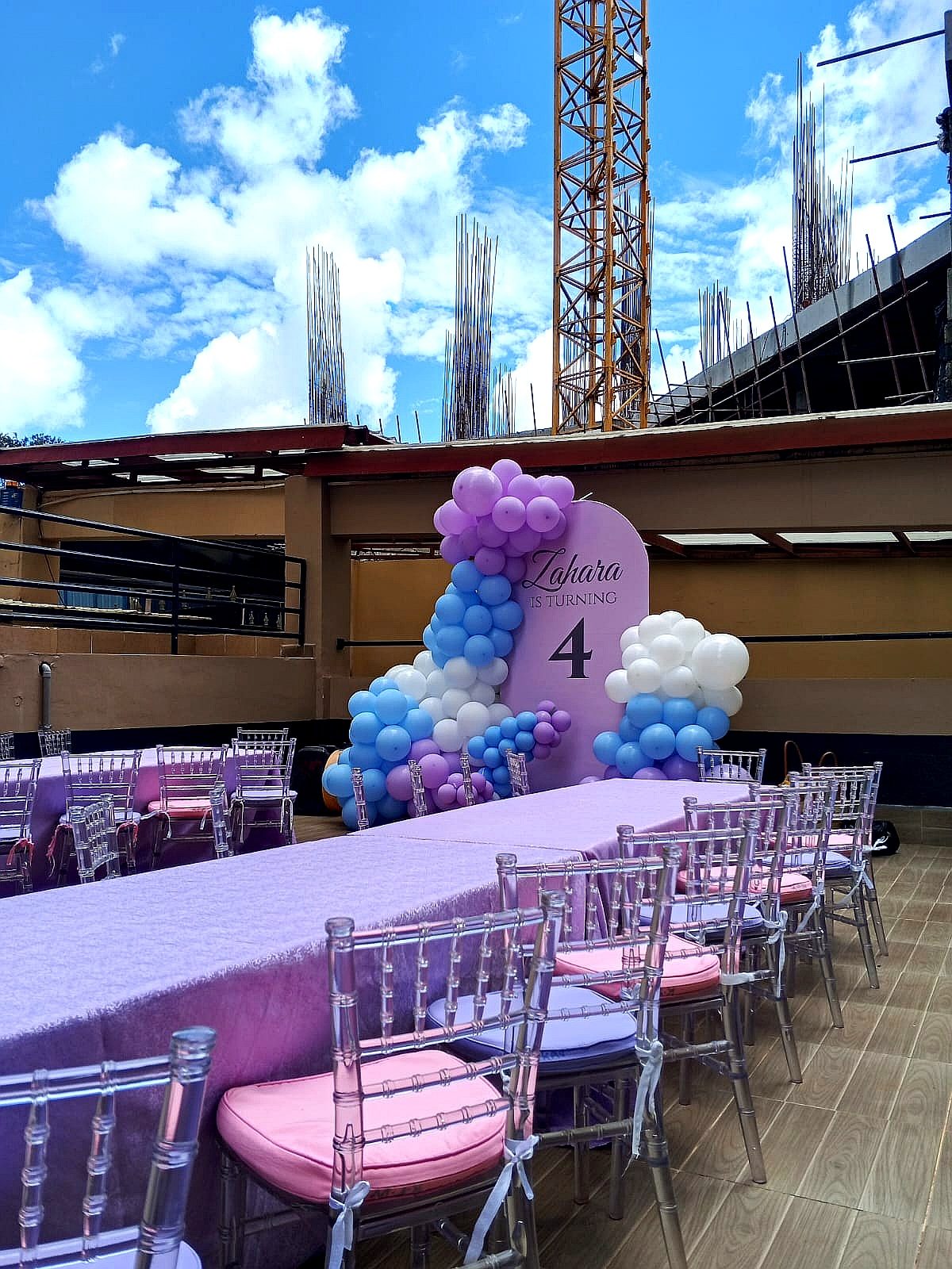 Kids Chiavari Chairs for Hire for a kids birthday party in Nairobi - view 5