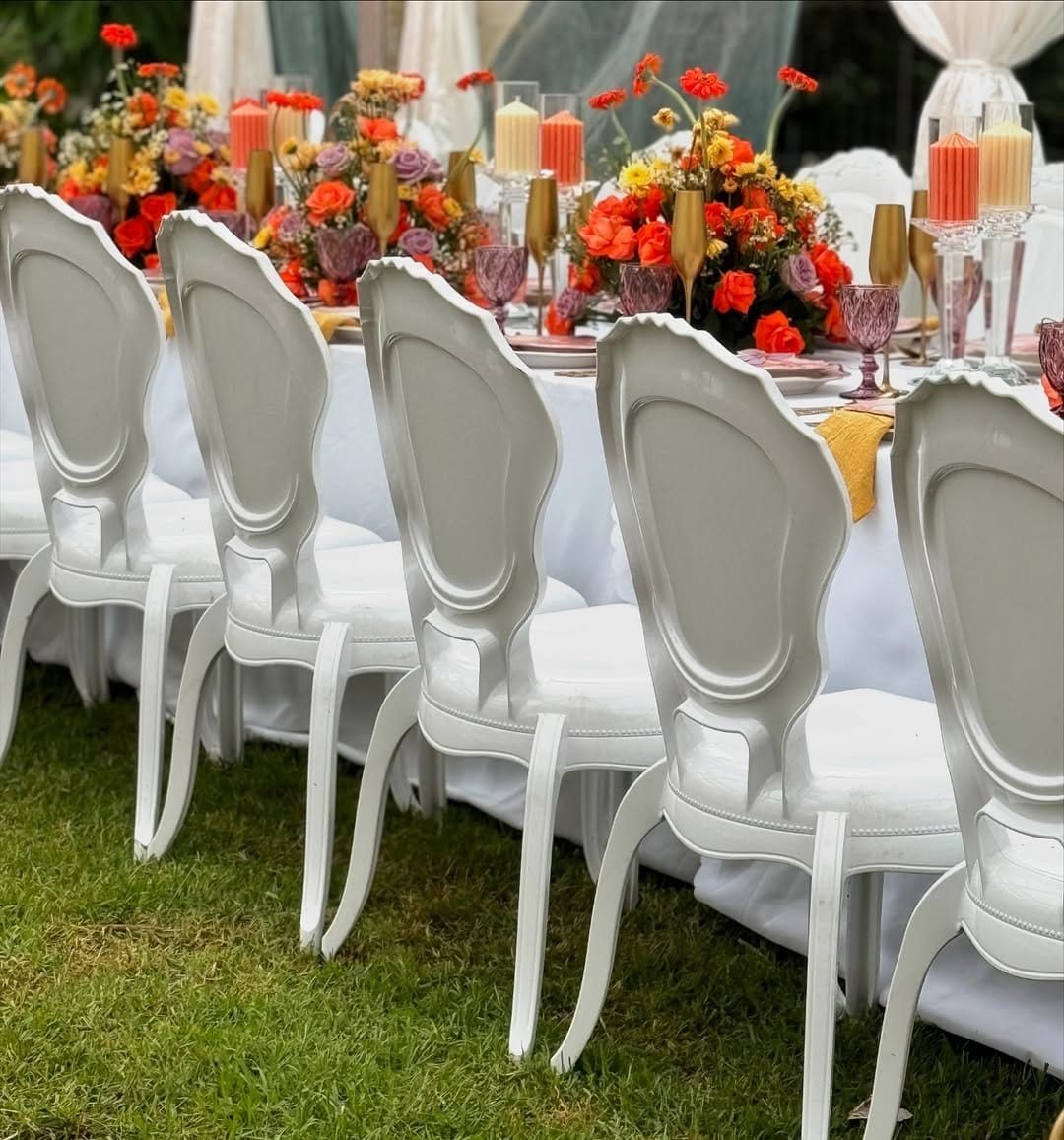 Luxury Vogue Chairs (Beige) for Hire for a kids birthday party in Nairobi - view 2