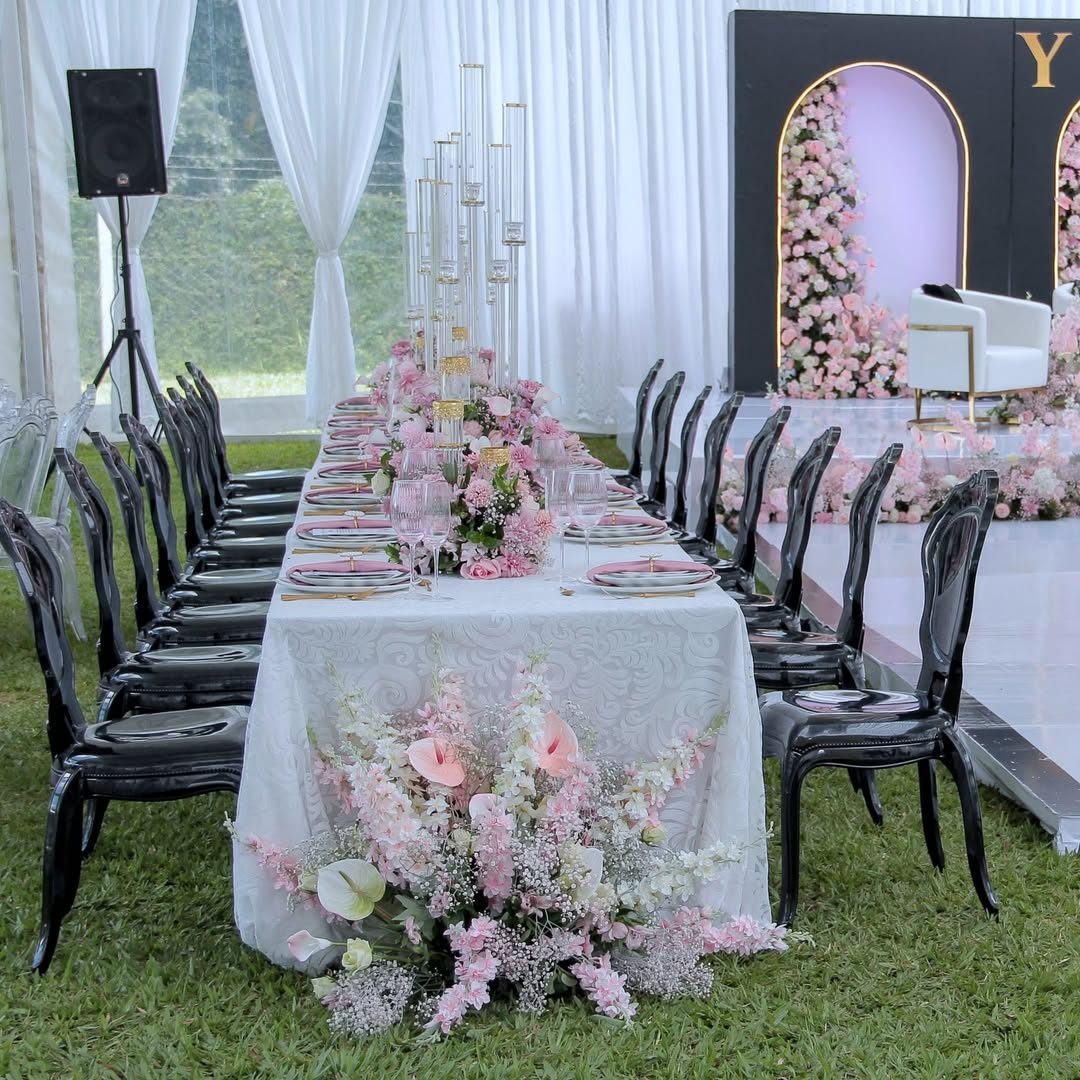 Luxury Vogue Chairs (Black) for Hire for a kids birthday party in Nairobi - view 2