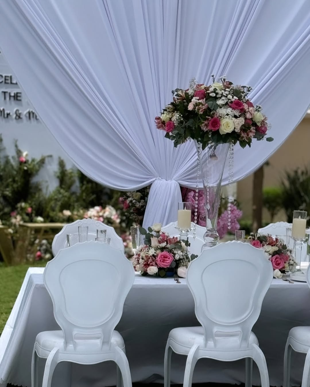 Luxury Vogue Chairs (White) for Hire for a kids birthday party in Nairobi - view 6