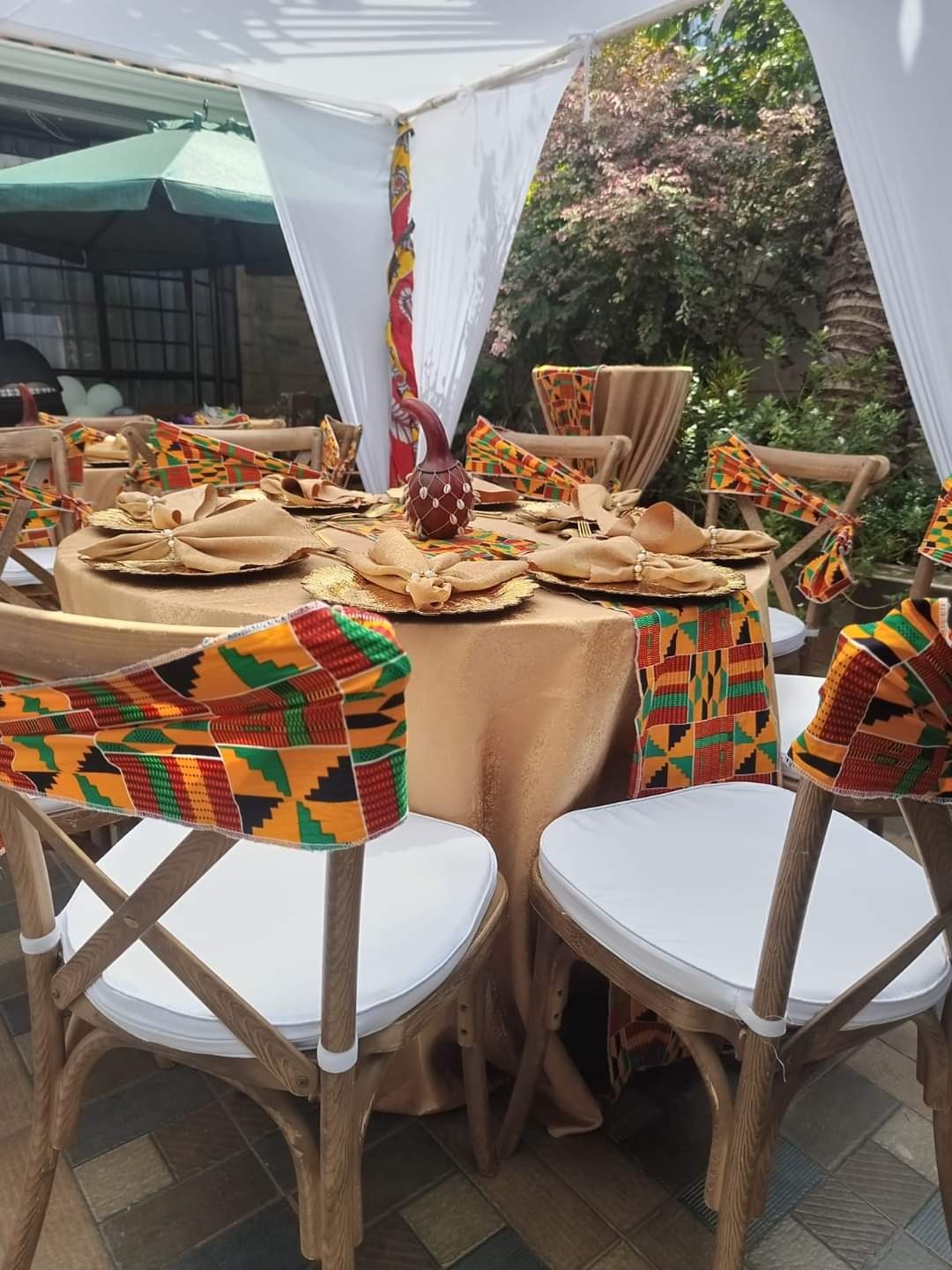 Rustic Elegant Chairs for Hire for a kids birthday party in Nairobi - view 3