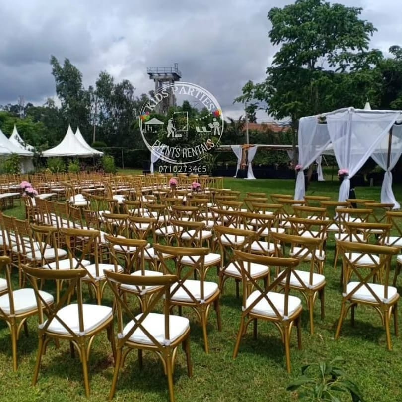 Rustic Elegant Chairs for Hire for a kids birthday party in Nairobi - view 5