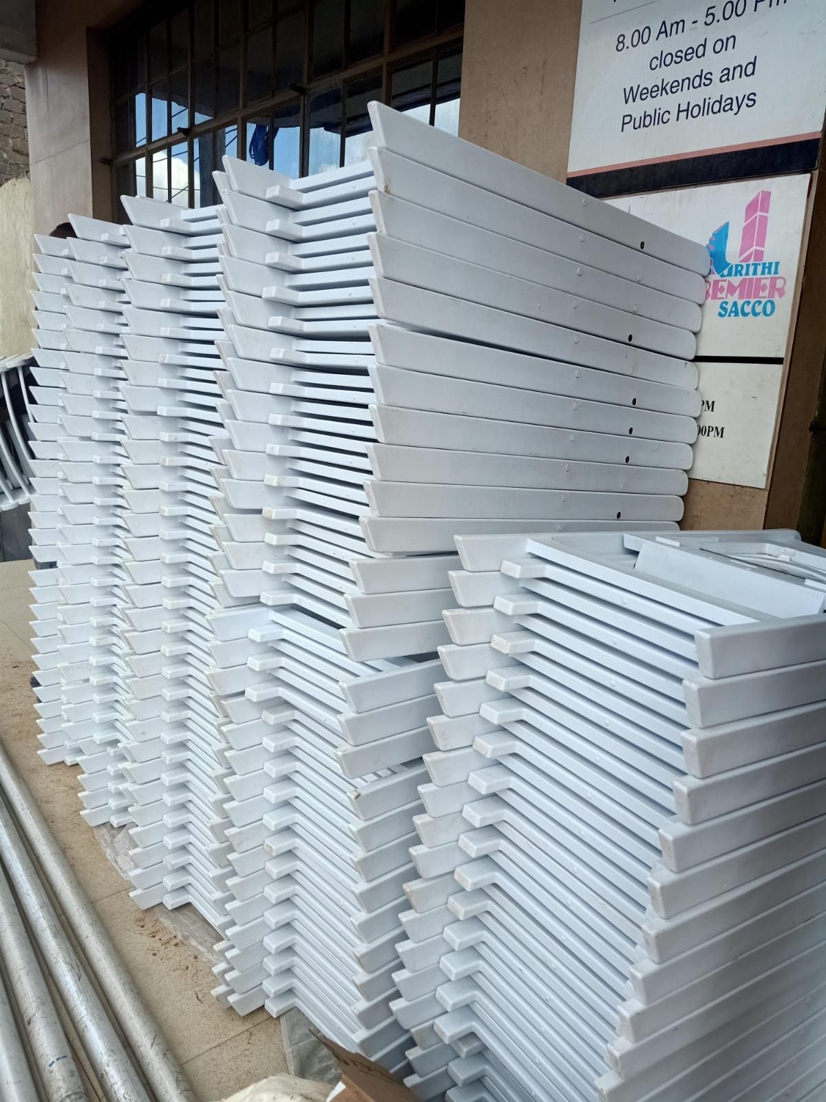 White Foldable Chairs for Hire for a kids birthday party in Nairobi - view 6