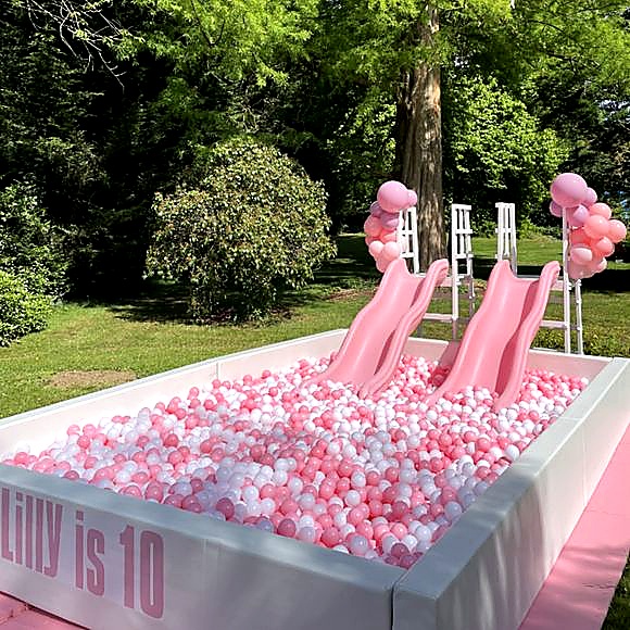 Soft Play Ball Pit with Slide for Hire — dry inflatable slide (no water) for a kids birthday party in Nairobi - view 3