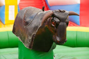 Mechanical Rodeo Bull for Hire for a kids birthday party in Nairobi - view 6