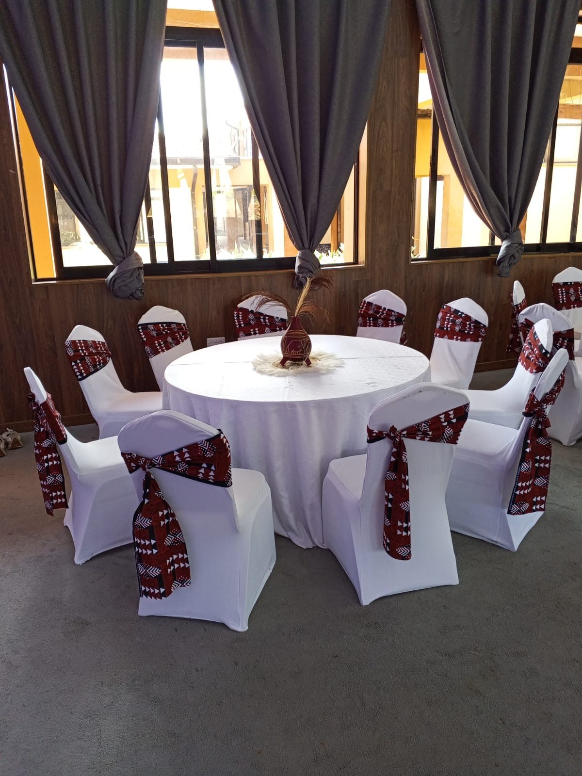African Themed Dressed Chairs for Hire for a kids birthday party in Nairobi - view 4