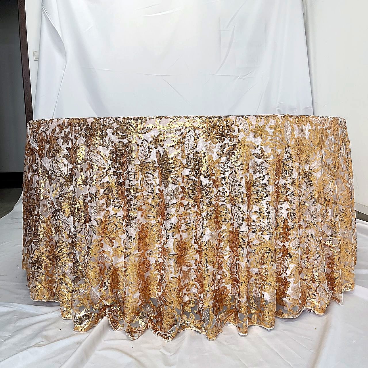 Dressed Round Table with Elegant Overlay for Hire for a kids birthday party in Nairobi - view 4