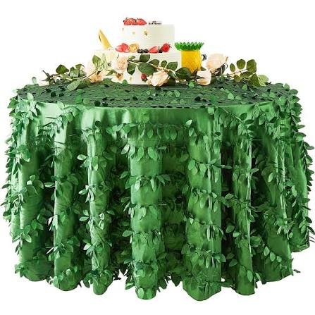 Dressed Round Table (Leaf Petal) for Hire for a kids birthday party in Nairobi - view 3