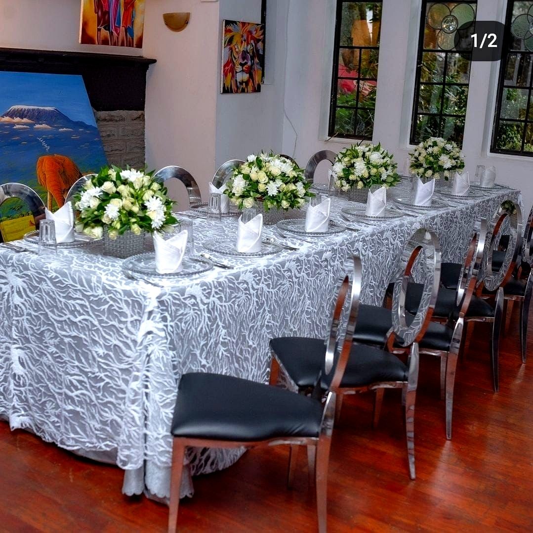 Dressed Wide Rectangular Table for Hire for a kids birthday party in Nairobi
