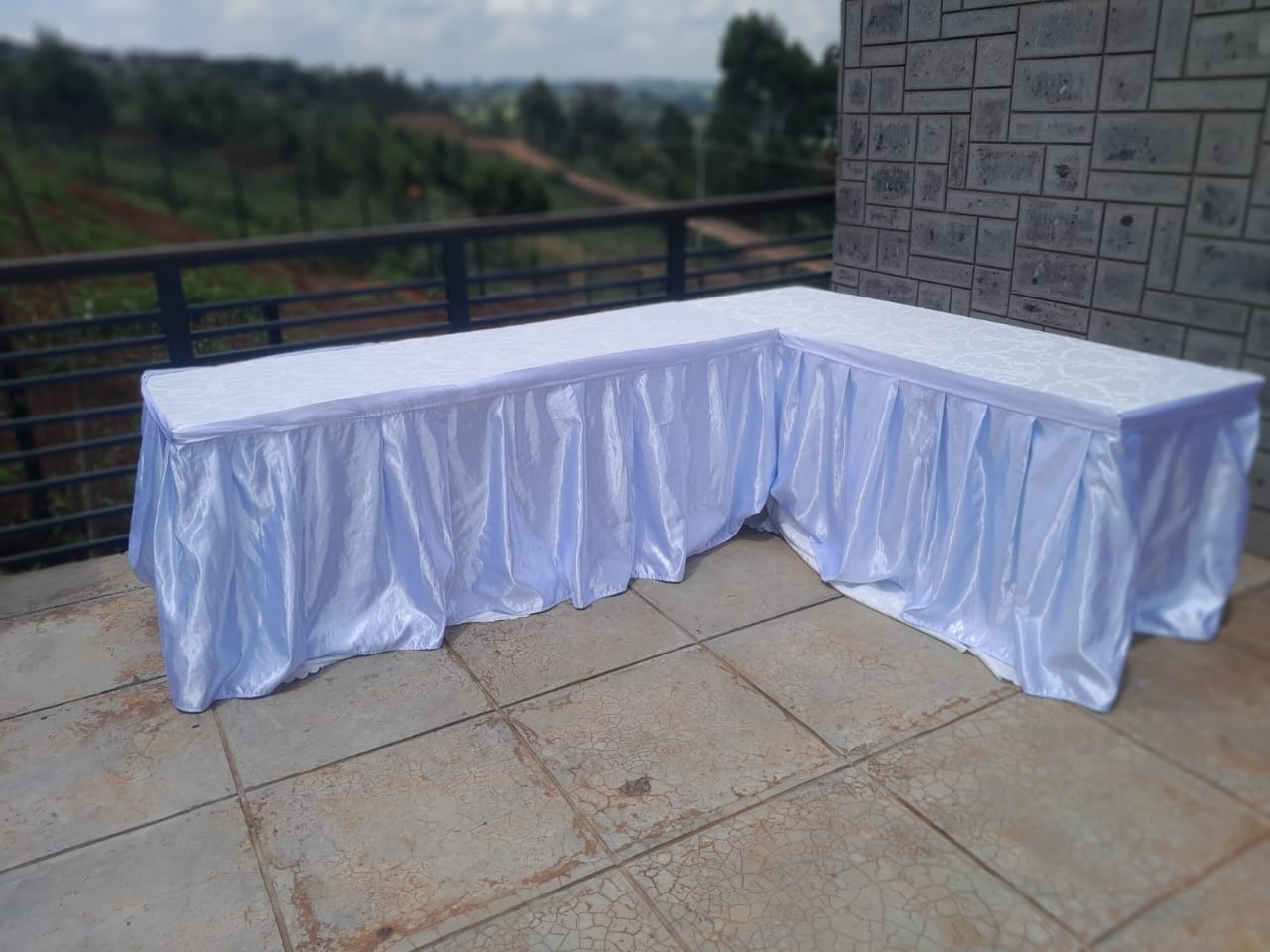 Food/Buffet Serving Table for Hire for a kids birthday party in Nairobi - view 2