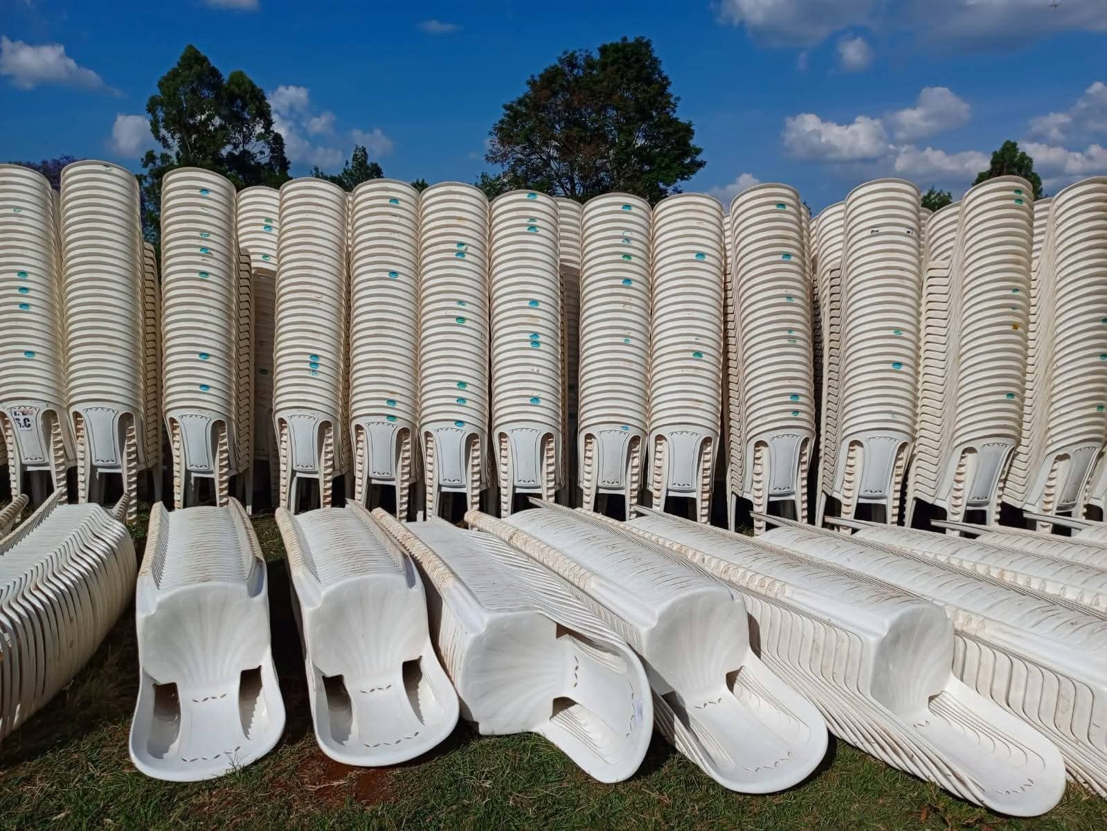 Plastic Chairs (Undressed) for Hire for a kids birthday party in Nairobi - view 5