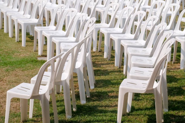 Plastic Chairs (Undressed) for Hire for a kids birthday party in Nairobi