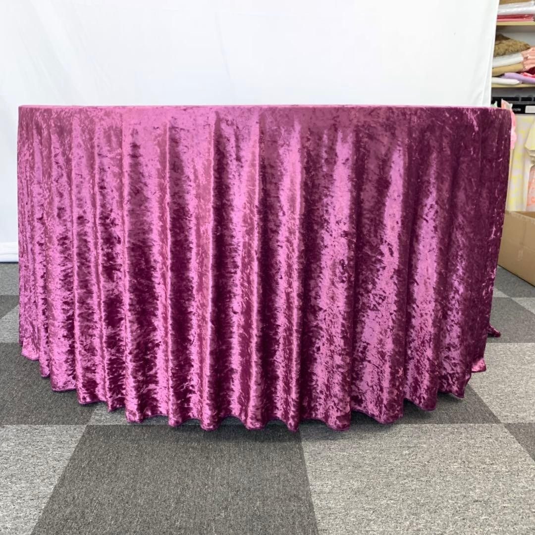 Dressed Round Table (Velvet) for Hire for a kids birthday party in Nairobi