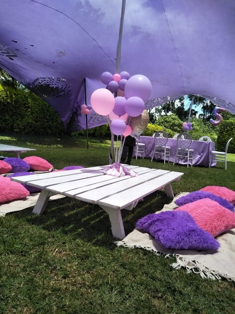 Picnic Table for Hire for a kids birthday party in Nairobi