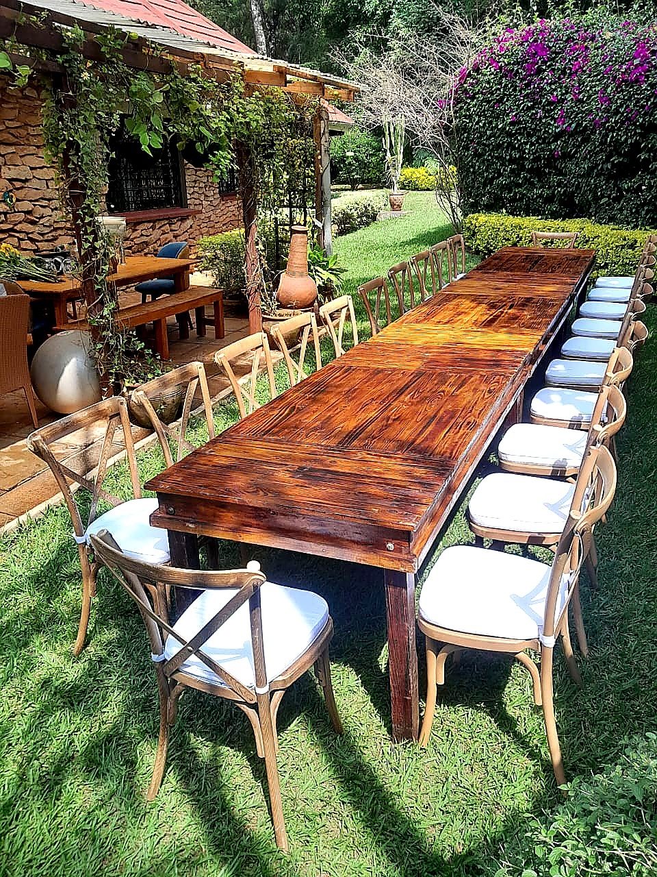 Rustic Elegant Table for Hire for a kids birthday party in Nairobi