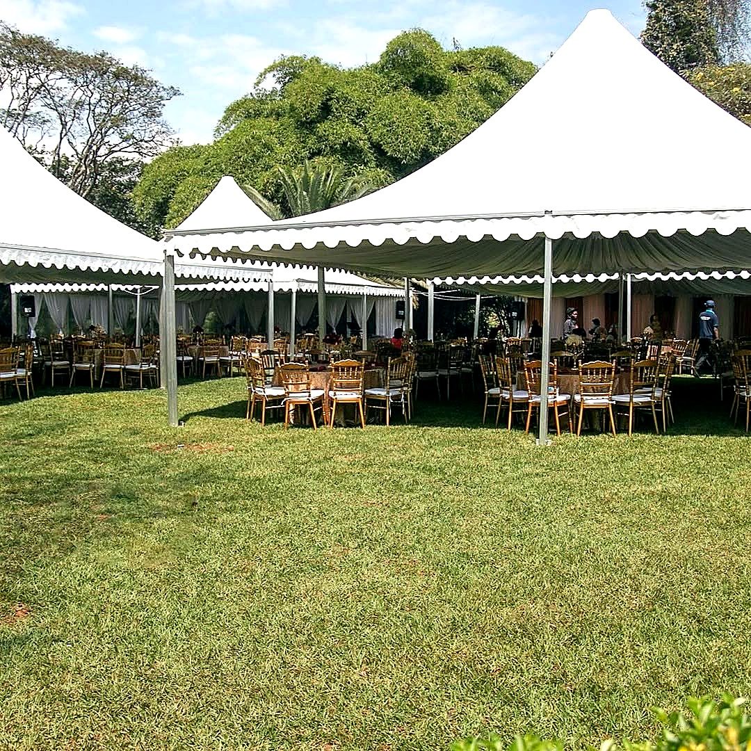 B Line Pagoda Tent 10x10m for Hire – 100 Seater shading a kids birthday party in Nairobi - view 4