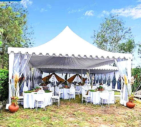 B Line Pagoda Tent 6x6m for Hire – 50 Seater shading a kids birthday party in Nairobi - view 4