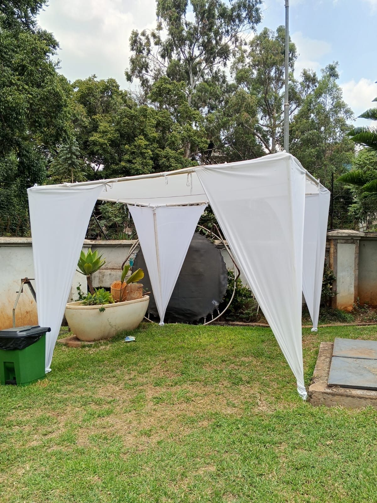 Canopy Tent 3x3m for Hire – 20 Seater shading a kids birthday party in Nairobi - view 5