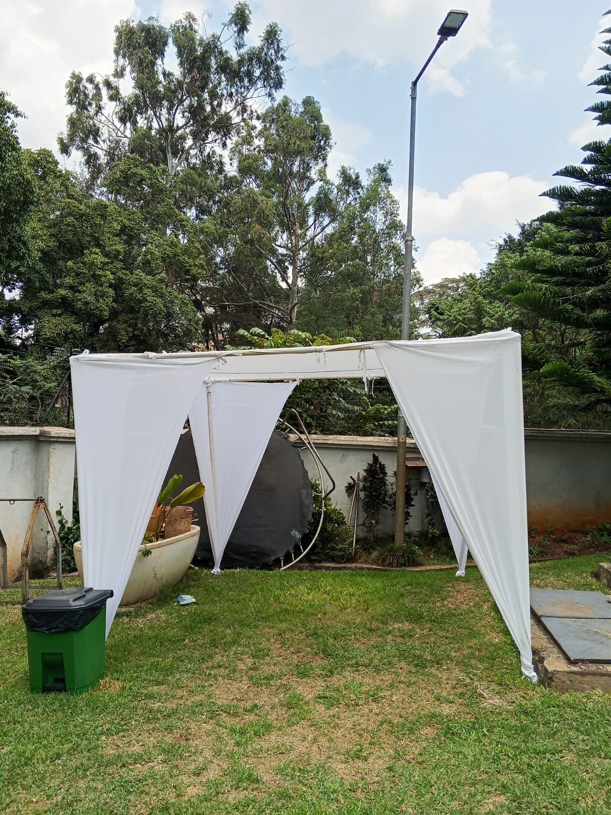 Canopy Tent 3x3m for Hire – 20 Seater shading a kids birthday party in Nairobi - view 6