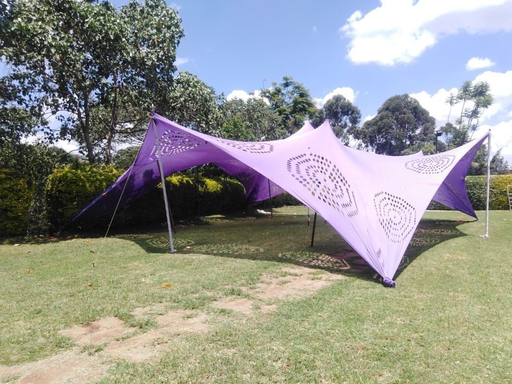 Cheese Tent 10x15m for Hire – 140 Seater shading a kids birthday party in Nairobi - view 5