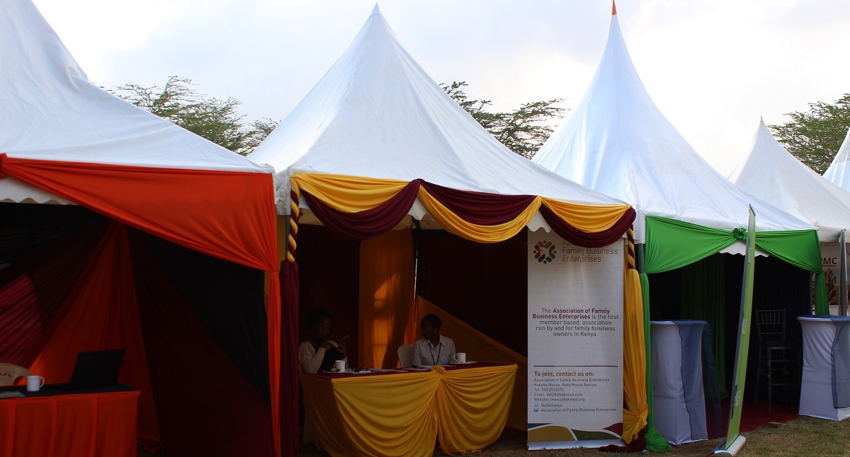 High Peak Draped Tent 3x3m for Hire – 20 Seater shading a kids birthday party in Nairobi - view 2
