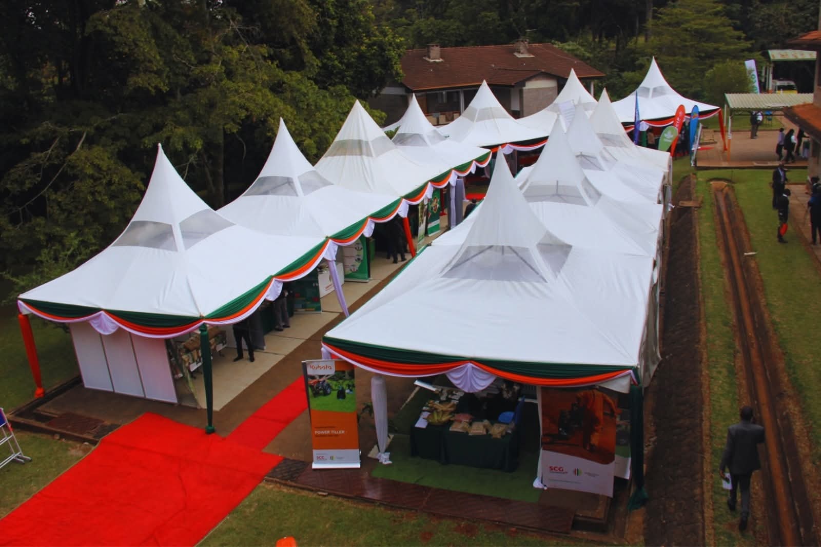 High Peak Draped Tent 3x3m for Hire – 20 Seater shading a kids birthday party in Nairobi - view 3